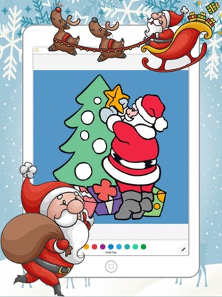 Santa Claus - Merry Christmas Coloring Book screenshot