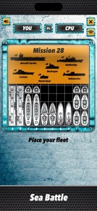 Sea Battle Board Game screenshot