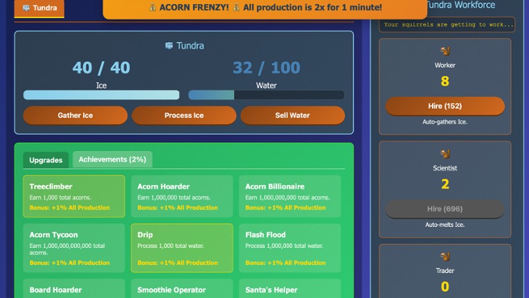 Squirrel Idle Tycoon screenshot