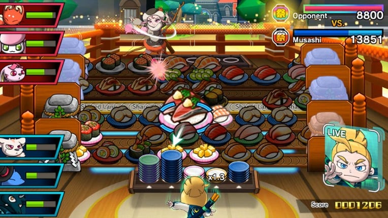 Sushi Striker: The Way of Sushido screenshot