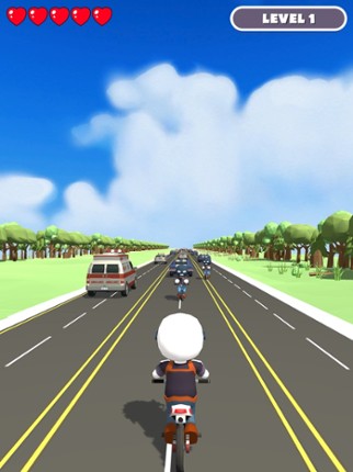 Traffic Chase - Moto Shooting screenshot