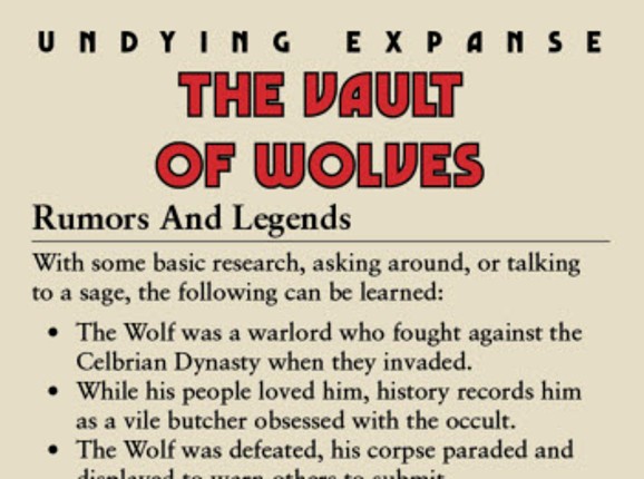 Vault of Wolves Image