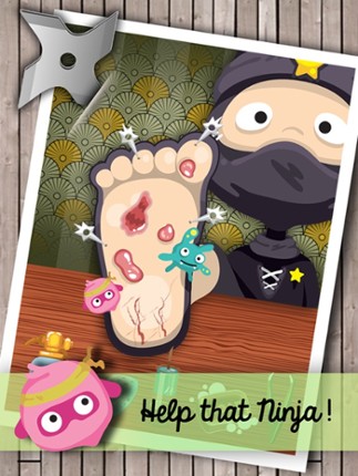 ` Baby Ninja Little Foot Doctor ` run health surgery makeover, kids games Image
