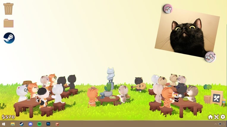 Desktop Cat Cafe screenshot