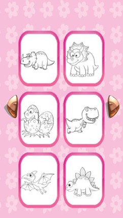 Dino Coloring Book : Free For Toddler And Kids! Image