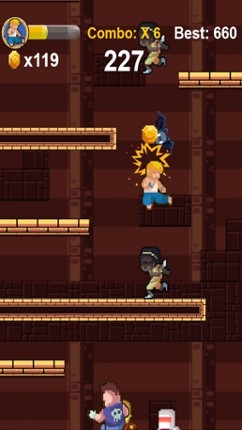 Dungeon Fighter - 8 Bit Endless Kung Fu Fighting Game screenshot