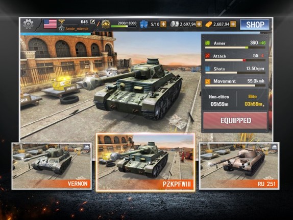 Furious Tank: War of Worlds screenshot