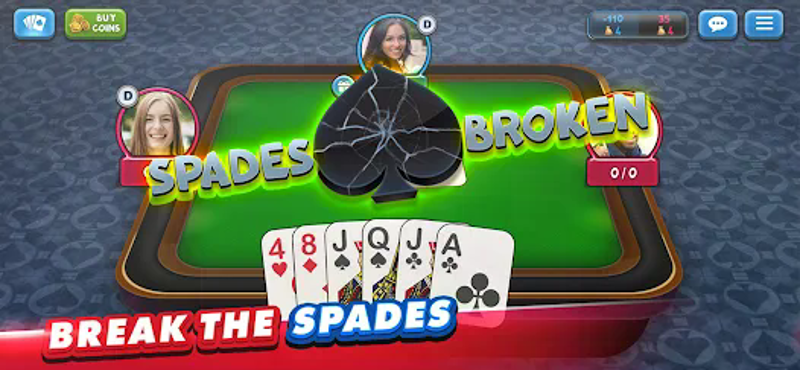 Spades Plus - Card Game screenshot