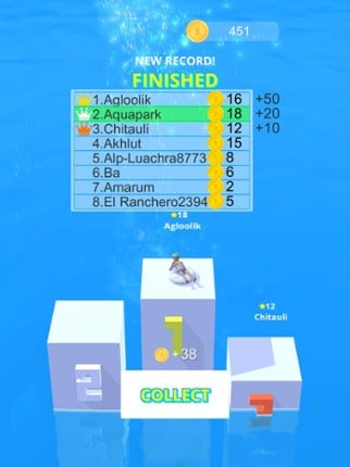 Aquapark Slide.io screenshot