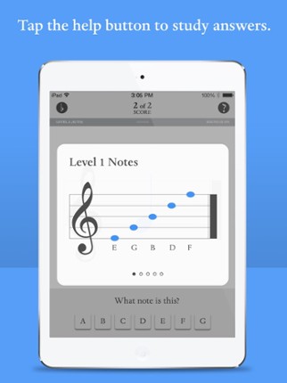 Blue Note Music Flash Cards Image