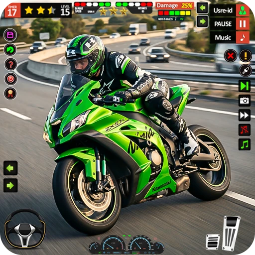 Games like Moto Bike Traffic Rider Games