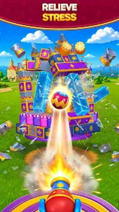 Royal Smash! - Physics Puzzle Image
