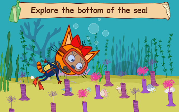 Kid-E-Cats: Sea Adventure Game screenshot