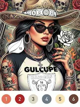 Rebel Color Paint By Number screenshot