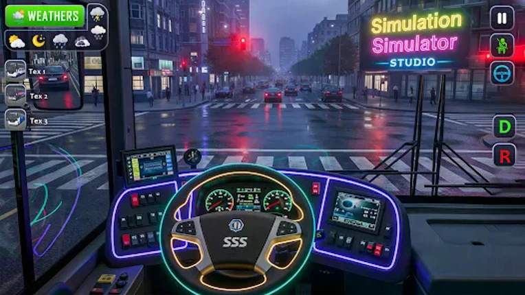 City Transport Coach Bus Game Image