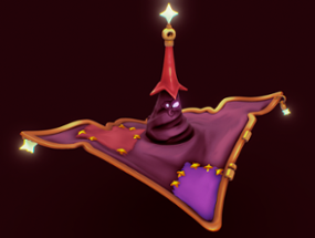 JamaJam October: Stylized Purple Wizard Hat Image