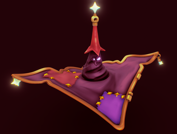 JamaJam October: Stylized Purple Wizard Hat Game Cover