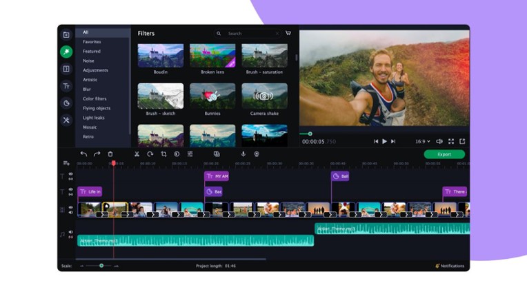 Movavi Slideshow Maker 8 screenshot