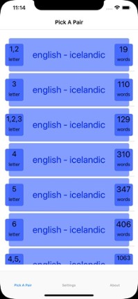 PickAPair Icelandic - English Image