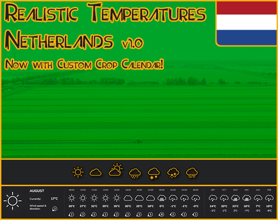 Realistic Temperatures - Netherlands Image