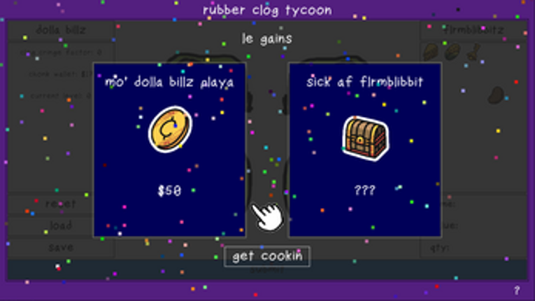 rubber clog tycoon screenshot