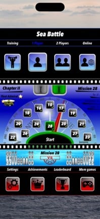 Sea Battle Board Game Image