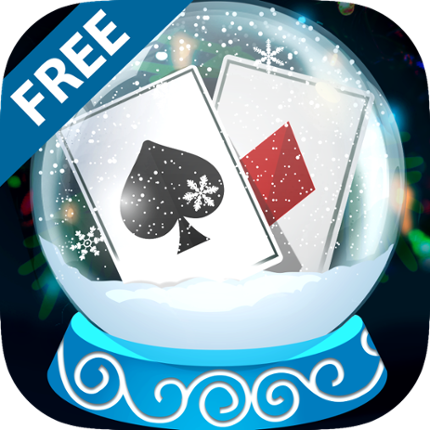 Solitaire Christmas. Match 2 Cards Free. Card Game Image