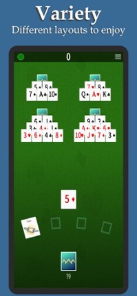 Tri Peaks Solitaire ^^^ screenshot