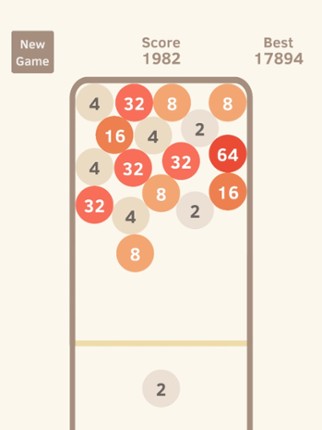 2048 Bubble Pop screenshot