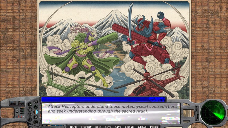 Attack Helicopter Dating Simulator screenshot