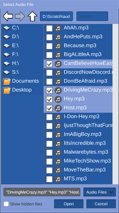 AudioDude screenshot