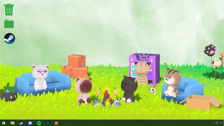 Desktop Cat Cafe screenshot