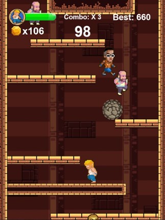Dungeon Fighter - 8 Bit Endless Kung Fu Fighting Game screenshot