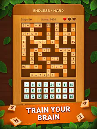 Cross Number: Math Game Puzzle screenshot