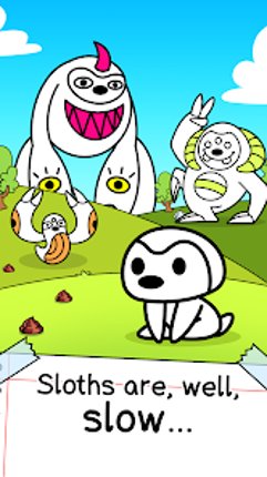 Sloth Evolution: Merge Game screenshot