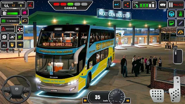 Real Offroad Bus Driving 3D screenshot