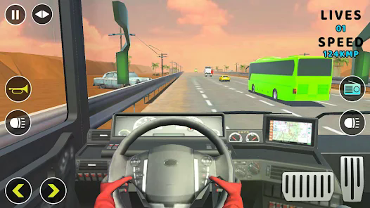 Racing in  Bus Offline Games Image