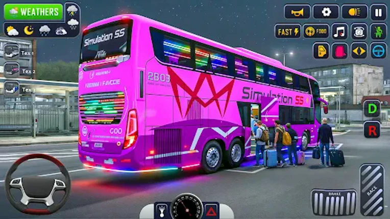 City Transport Coach Bus Game screenshot