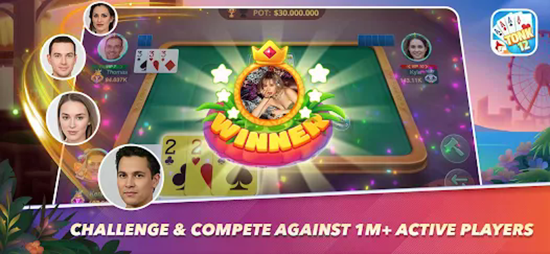 Tonk 12: Tunk Rummy ZingPlay Image