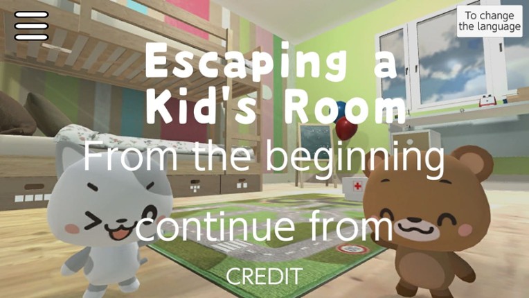 Escaping a Kid's Room: The Adventures of Nyanzou & Kumakichi - Escape Game Series Image