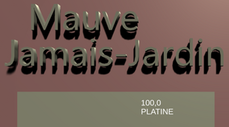 Mauve Jamais-Jardin screenshot