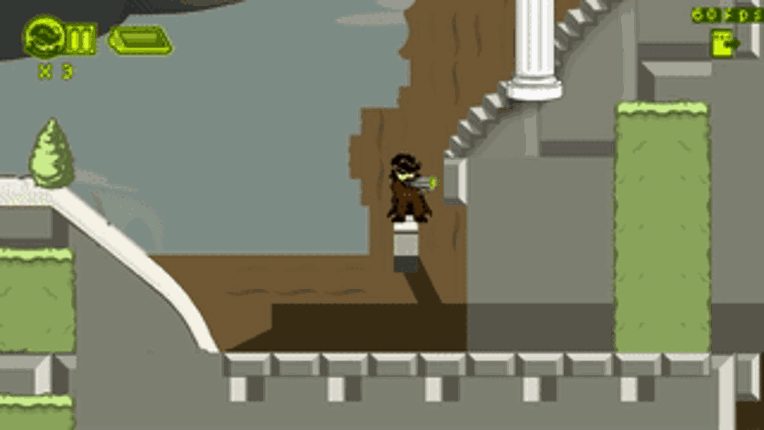 Park Cleaner -mockup- . RETRO screenshot