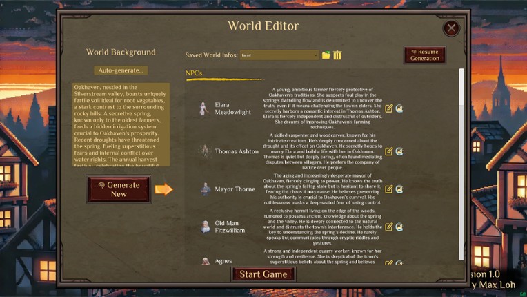 Life of an NPC screenshot