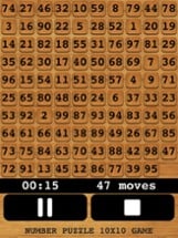 Number Puzzle 10X10 Slider Free Image