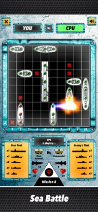 Sea Battle Board Game Image