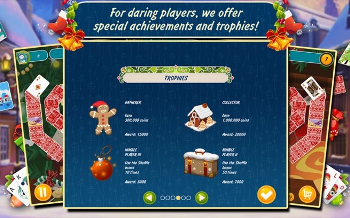 Solitaire Christmas. Match 2 Cards Free. Card Game screenshot
