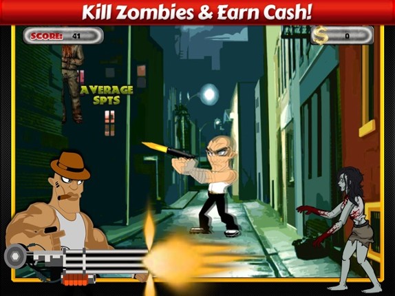 Tough Gangstars vs Zombies Invasion - Judgement Day Defense Shooting Games screenshot