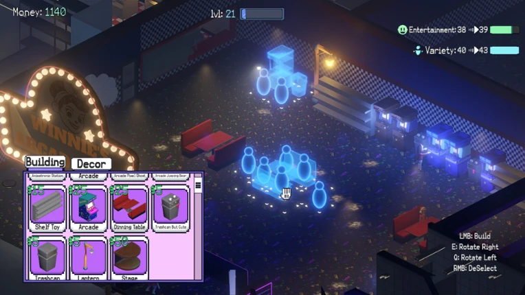 Winnie's Arcade Pizza Image