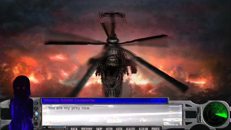 Attack Helicopter Dating Simulator screenshot