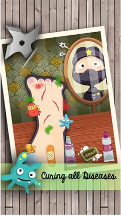 ` Baby Ninja Little Foot Doctor ` run health surgery makeover, kids games screenshot